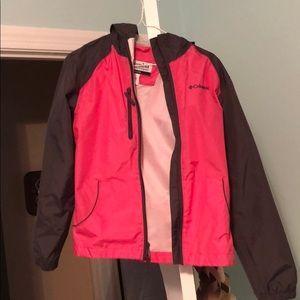 Youth columbia rain jacket